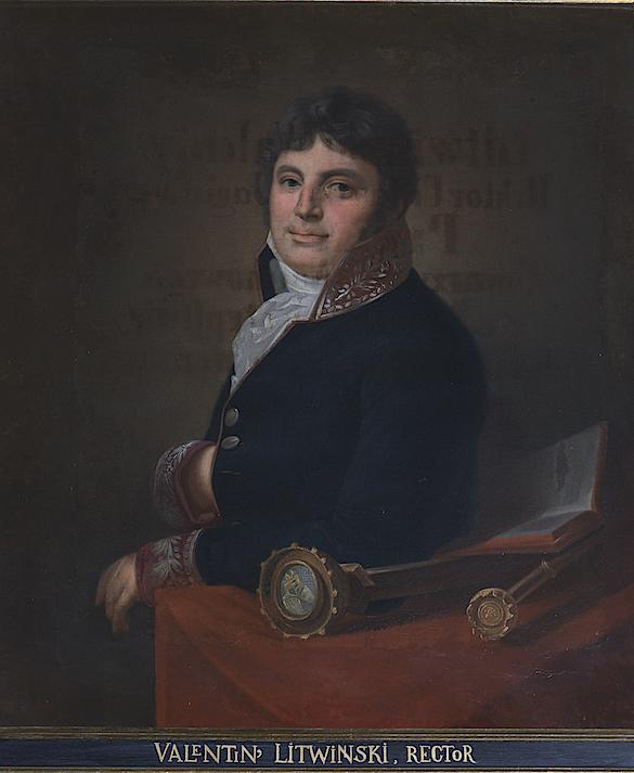 Portret Walentego Litwińskiego zbiorów Muzeum Uniwersytetu Jagiellońskiego w Krakowie