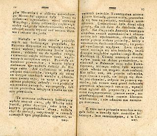 Rozprawa <em>O Towarzystwach Uczonych</em>, opublikowana w tomie pierwszym <em>Rocznika Towarzystwa Naukowego z Uniwersytetem Krakowskim połączonego</em> z roku 1817, strony 12-13
